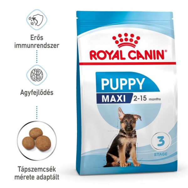 ROYAL CANIN MAXI PUPPY 15KG KUTYA SZÁRAZTÁP - Image 2