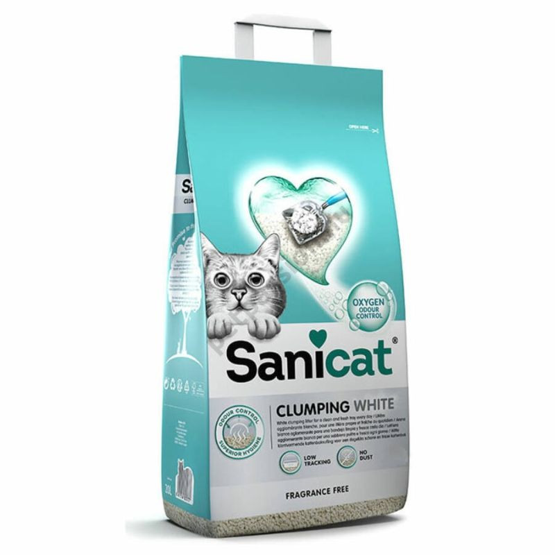 Sanicat macskaalom Clumping illatment csom bentonit 10l