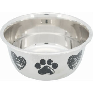 Trixie fém tál gumitalppal 1L/15cm