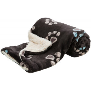 Pléd Jimmy, Puha Plüss, 100x70cm, Szürkés/Bézs