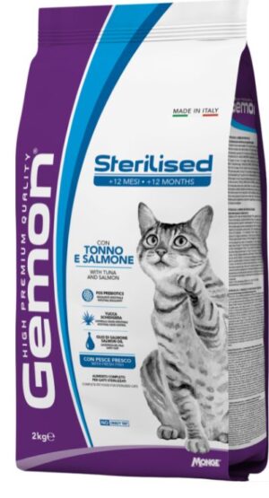 Gemon CAT 2kg Steril Adult Tonhal & Lazac