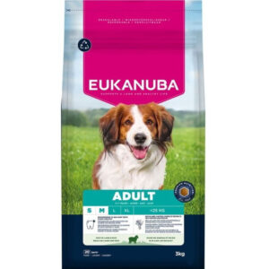 Eukanuba Adult Small&Medium Lamb&Rice 3kg