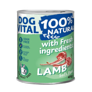 Dog Vital konzerv 100% Natural Soft Paté Lamb - bárány 400g