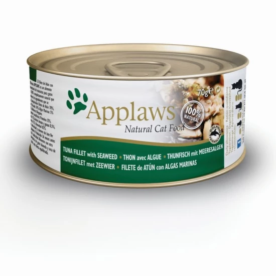 Applaws Cat Konzerv Tonhal+Tengeri Algával 70g - Image 2