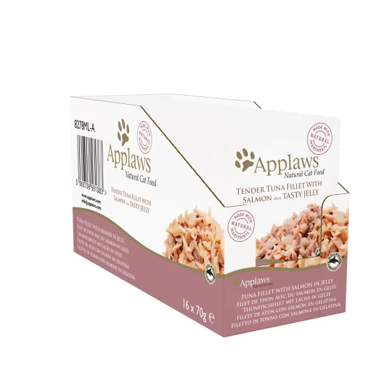 Applaws Cat Alutasak Tonhalfilé lazaccal zselében 70g