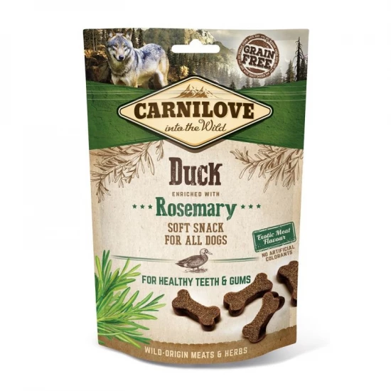 Carnilove Dog Jutalomfalat Semi Moist Duck&rosemary - Kacsa rozmaringgal 200g - Image 2