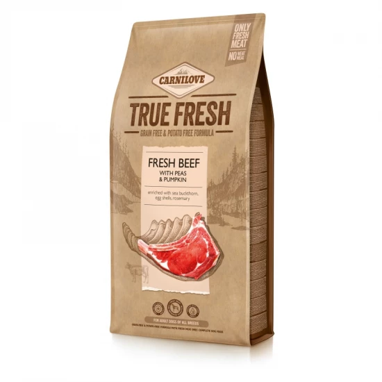 Carnilove True Fresh kutyatáp - Marha, borsó és sütőtök 11,4kg - Image 2