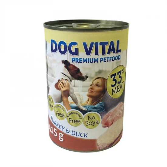 Dog Vital konzerv pulyka, kacsa 415g - Image 2