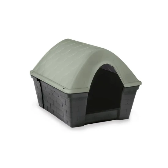 Happy Home Kutyaház Műanyag Green Line Medium 82x68x62cm - Image 2