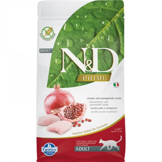 N&D Cat Prime csirke & gránátalma adult 1,5kg - Image 2