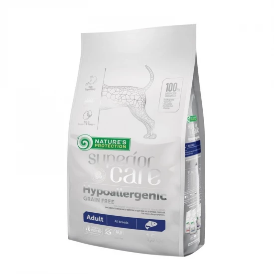 Natures Protection Dog Adult SC Grain Free Hypoallergenic Salmon 1,5kg - Image 2