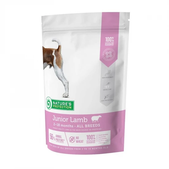 Natures Protection Dog Junior Lamb 500g - Image 2