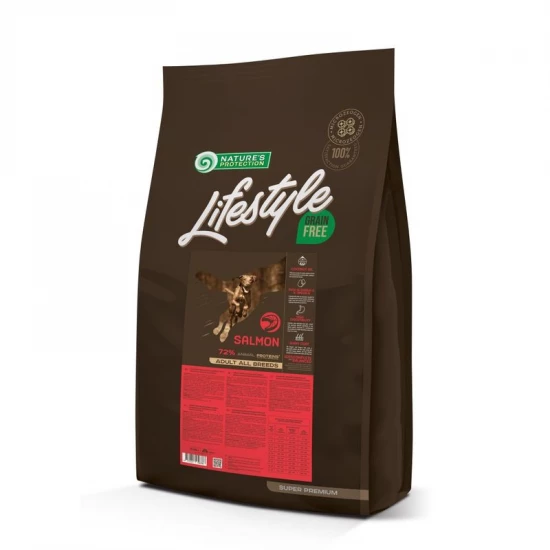 Natures Protection Lifestyle Dog Adult Grain Free Salmon 10kg - Image 2
