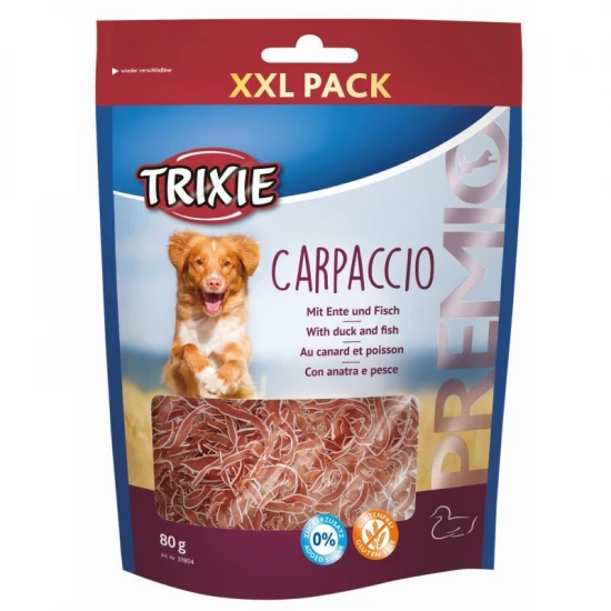 Trixie Jutalomfalat Premio Carpaccio kacsával és hallal 80g - Image 2