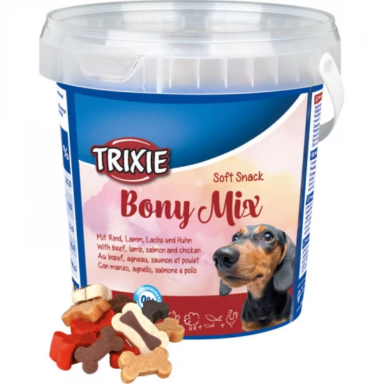 Trixie Jutalomfalat Soft Snack Bony Mix Vödrös 500g - Image 2