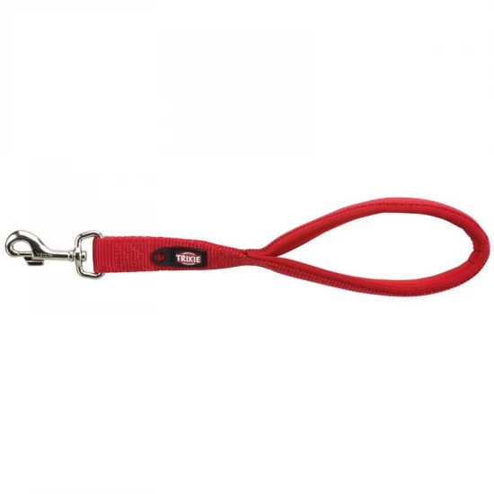 Trixie Premium rövid póráz M–XL: 37 cm/25 mm, piros - Image 2