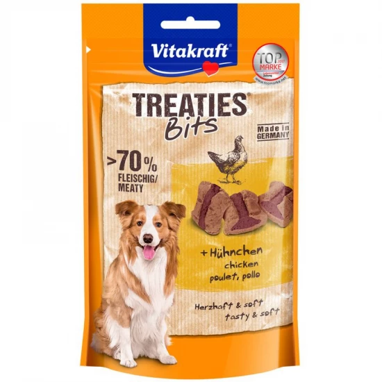 Vitakraft Treaties Bits Kutya Jutalomfalat Csirke & Bacon 120g - Image 2