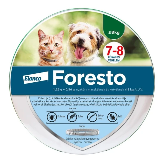 Foresto kullancs- és bolhanyakörv macskáknak és kistestű kutyáknak 38 cm - Image 2