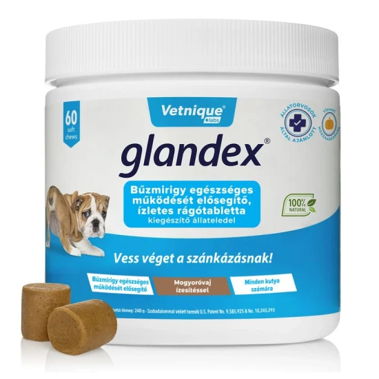 Glandex 240g 60 db rágótabletta csirkével