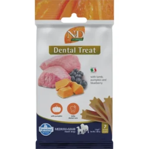 N&D Pumpkin Dog Jutalomfalat Lamb&blueberry Adult Med&Max 100g