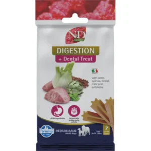 N&D Quinoa Dog Jutalomfalat Digestion Lamb Adult Med&Max 100g