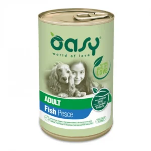 Oasy Dog Lifestage Adult paté Fish All Breeds 400g