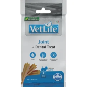 Vet Life Natural Diet Dog Jutalomfalat Joint Adult Mini 60g