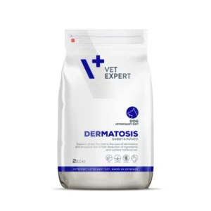 VetExpert Veterinary Diet Dermatosis kutyáknak nyúl & burgonya 2 kg