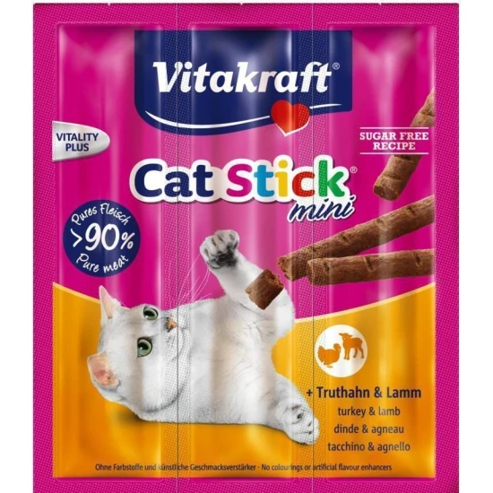 Vitakraft Cat Stick Jutalomfalat Mini Pulyka & Bárány 3x6g - Image 3