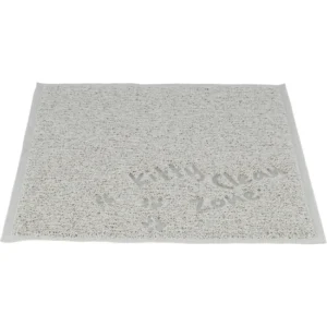 Trixie Macska alomtálca szőnyeg, PVC, 37 × 45 cm, világosszürke