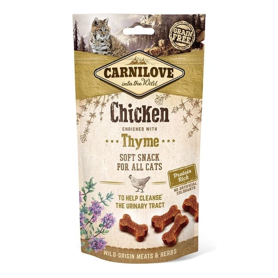 Carnilove Cat Jutalomfalat Semi Moist Chicken&thyme - Csirke kakukkfűvel 50g - Image 3