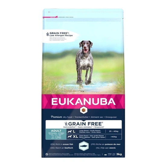 Eukanuba Adult Grain Free Large Ocean Fisch 3kg - Image 3