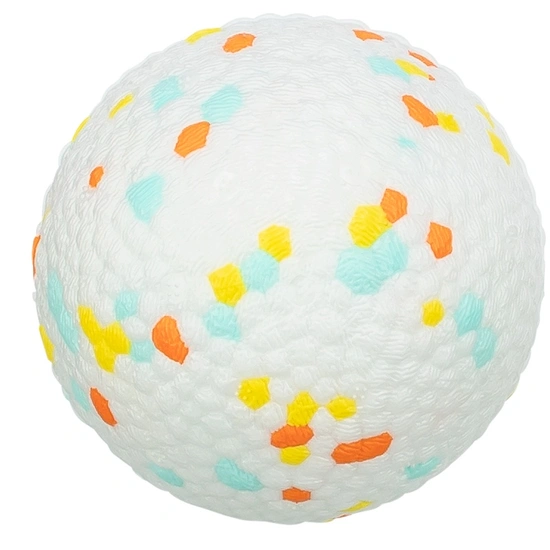 Játék Light & Strong, ugráló labda, EPS, 6,5 cm, fehér/többszínű