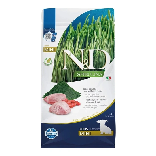 N&D Spirulina Dog bárány puppy mini 2kg - Image 2