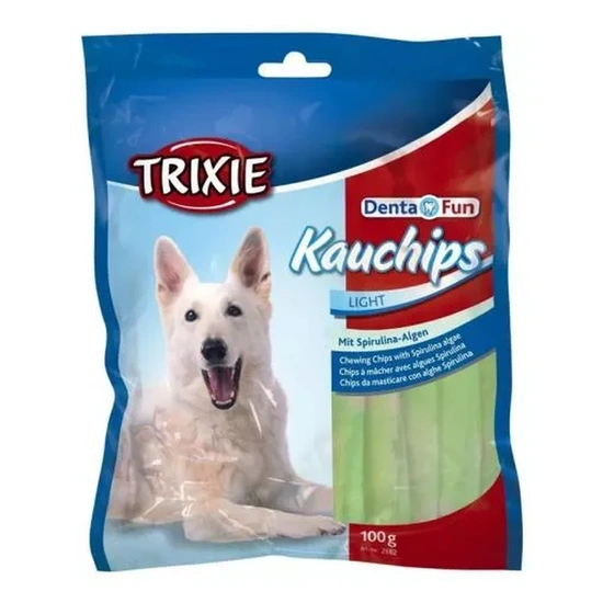 Trixie Jutalomfalat Denta Fun Rágó Chips Light Algás 100g - Image 3