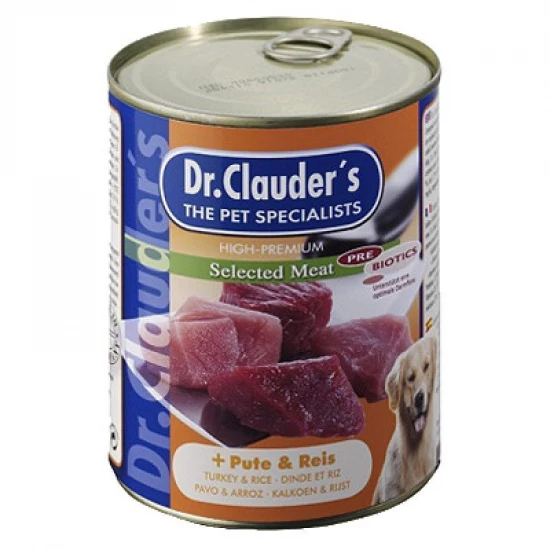 Dr.Clauders Dog Selected Meat Pulykás és rizses konzerv 400g - Image 2