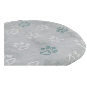 Trixie Párna Kissen Jimmy Soft, puha plüss, ovális, 54 × 35 cm, világosszürke