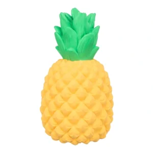 Játék latex ananász 14cm sárga