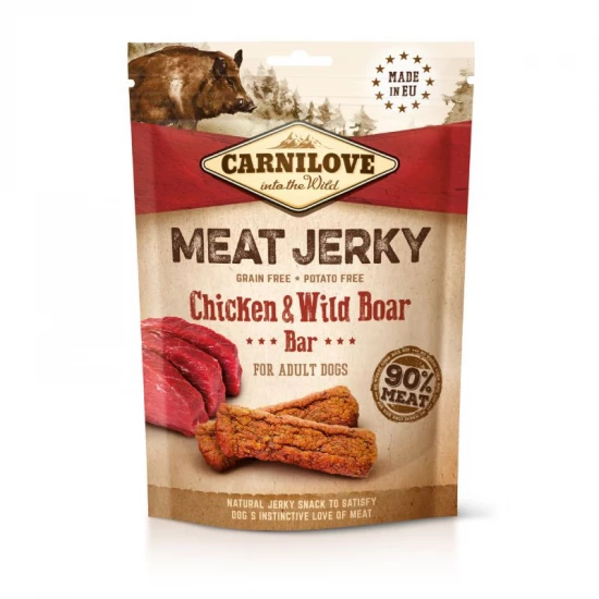 Carnilove Jerky Snack Chicken & Wild Boar Bar – csirke & vaddisznó 100g - Image 2