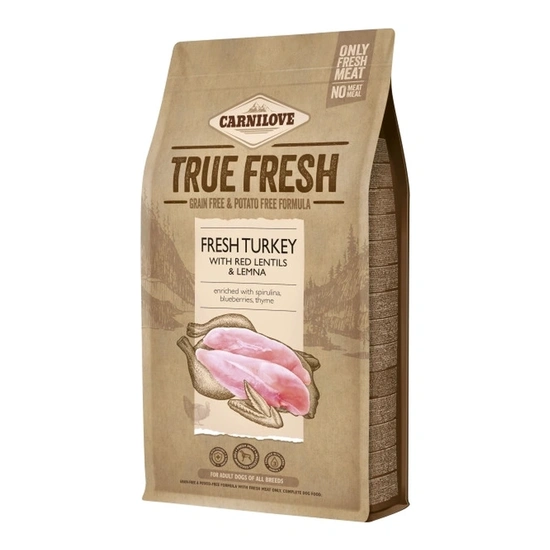 Carnilove True Fresh kutyatáp - Pulyka, vöröslencse és békalencse 1,4kg - Image 2