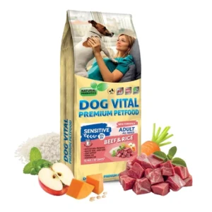 Dog Vital Sensitive Adult Beef, Rice&Pumpkin All breeds 12kg