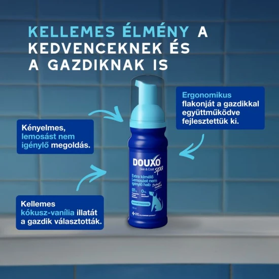Douxo Spa Lemosást nem igénylő frissítő hab kutyáknak 150ml - Image 5