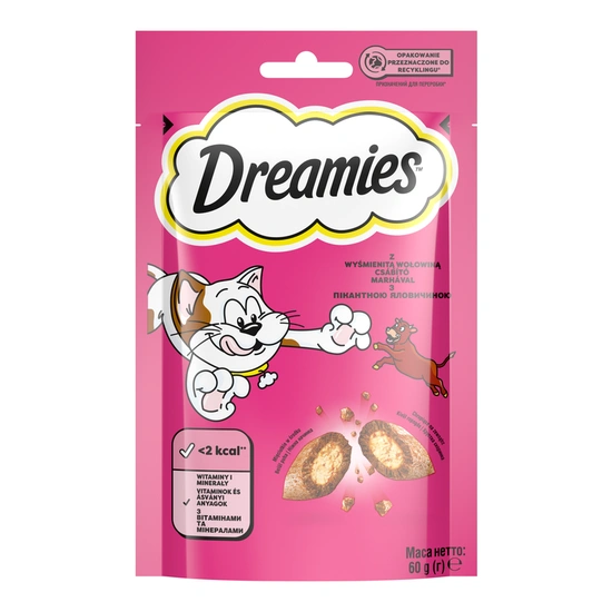 Dreamies Jutalomfalat Marha 60g - Image 3