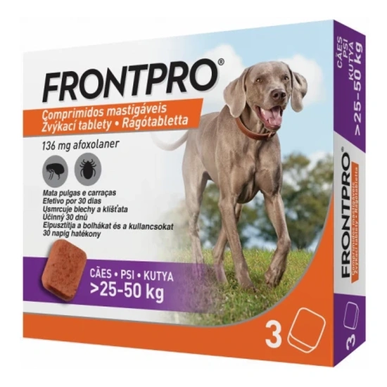 Frontpro 136 mg rágótabletta 25-50 kg 3X - Image 3