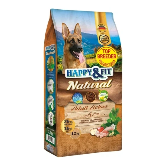 Happy&Fit Natural Top Breeder (Adult Active) 12kg - Image 2