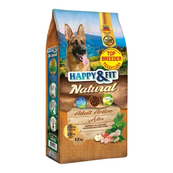 Happy&Fit Natural Top Breeder (Adult Active) 12kg - Image 3