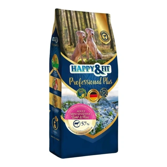 Happy&Fit Professional Plus Adult Mini Sensitive Lamb & Rice 18kg - Image 3