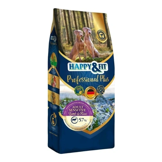 Happy&Fit Professional Plus Adult Sensitive Lamb & Rice 18kg - Image 3