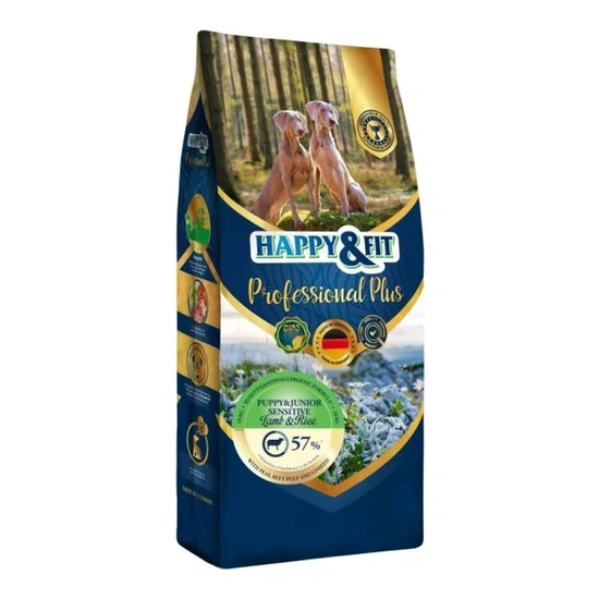 Happy&Fit Professional Plus Puppy & Junior Sensitive Lamb & Rice 18kg - Image 3