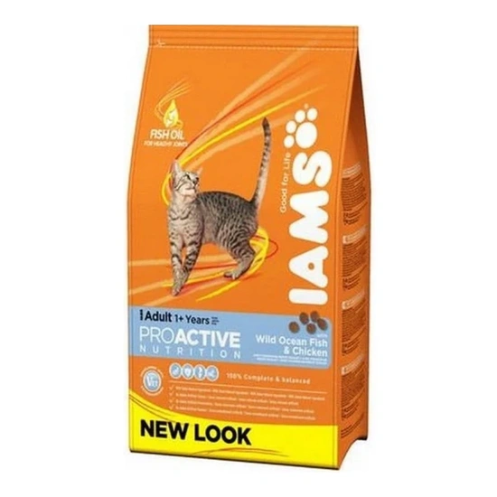 Iams Cat Adult Ocean Fish macskatáp 10kg - Image 2